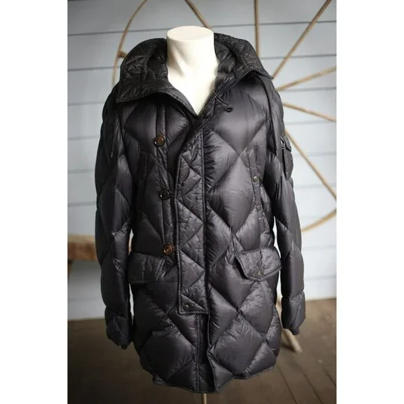 Moncler Edwin Warm Down Jacket Size 2 / Medium / Navy $1,850